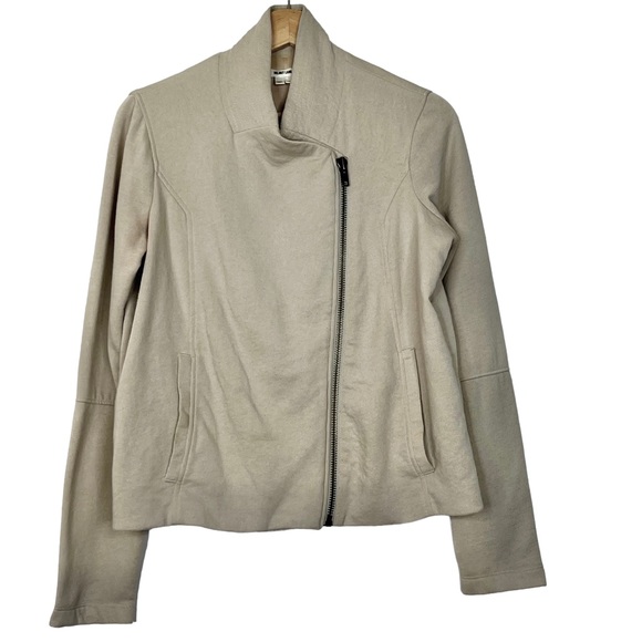 Helmut Lang Double Zip Jersey Knit Moto Jacket - Picture 3 of 15